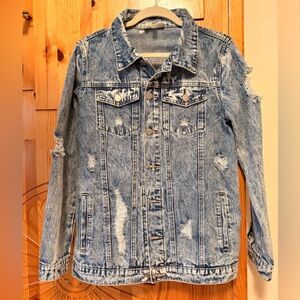 Altar'd State Light Blue Denim Jacket